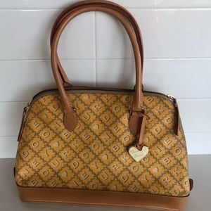 Yellow Dooney & Bourke leather handbag